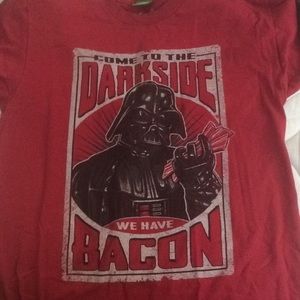 nwot Star Wars Darth Vadar Bacon T-Shirt